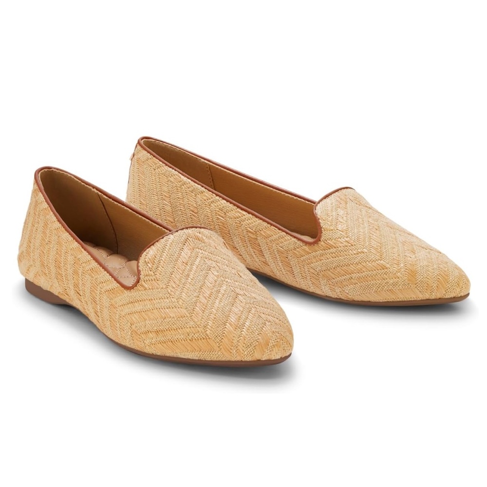 Birdies "The Blackbird" in Natural Chevron Raffia, NWB